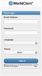 Mobile Screenshot of mail.nigc-gl.ir